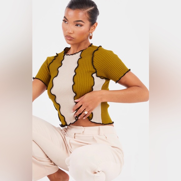 PrettyLittleThing Ribbed Top - Picture 6 of 6